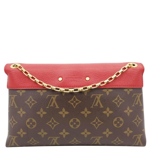 Louis Vuitton Pallas Chain Monogram Canvas Crossbody Bag Cherry - Picture 4 of 14
